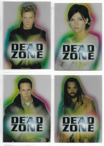 The Dead Zone Seasons 1 y 2 - 4 tarjetas casting llamada persecución set EX Rittenhouse 2004 - Imagen 1 de 1