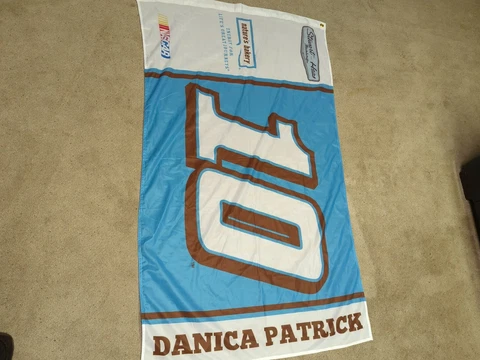 DANICA PATRICK Nature's Bakery #10 Huge 3'x5' 1-Sided NASCAR FLAG Cover