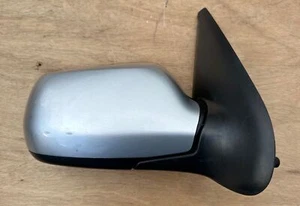Espejo retrovisor de puerta manual del lado del conductor Mazda 2 Antares Capella OS plateado - Imagen 1 de 7