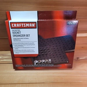 CRAFTSMAN Cassetta degli attrezzi armadio SAE/presa metrica organizer vassoio set 965287 USA NUOVO - Foto 1 di 7