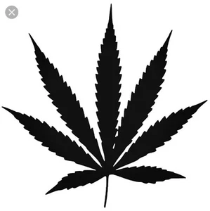 Pot Leaf Cannabis Vinyl Decal Sticker 420 Marijuana Weed 5" - Picture 1 of 6