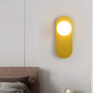 Indoor Modern Wall Lighting Glass Wall Lamp Bedroom Wall Light Gold Wall Sconce - Picture 1 of 5