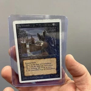 MTG Bog Wraith, Unlimited, Heavily Played, English See Photos Of Exact Card - Picture 1 of 2