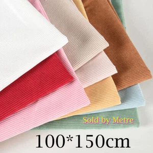 Corduroy 8 Wale Fabric Cushion Cover Dress Sew Upholstery Fabric No Stretch UK - Picture 1 of 12