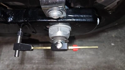 Herramienta de alineación de rueda trasera para Harley Davidson Dyna Foto 1 de 4