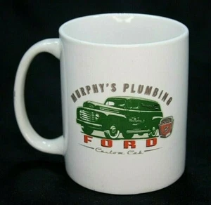 Ford cabina personalizada Murphy's camioneta verde vintage coche de trabajo taza de café - Imagen 1 de 4