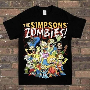 T-shirt I Simpson Zombie 100% cotone - Foto 1 di 1