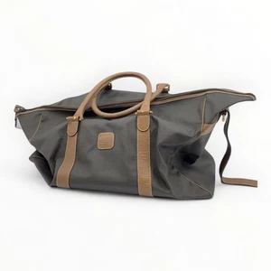 dunhill Boston Bag Leather Brown Authentic Men D:8.66” H:14.57” W:18.70” 6681 - Picture 1 of 6