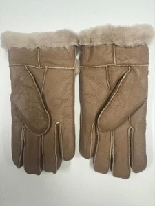 Women Winter Warm Gloves Sheepskin Soft Warm Fur Fuffy - Picture 1 of 4