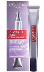 2x Loreal Paris Revitalift Filler Replumpimg Eye Cream New Boxed Tracked Postage - Picture 1 of 1