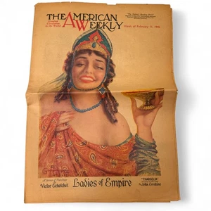 The American Weekly Feb 11 1945 Ladies of Empire - NOT Complete - Picture 1 of 4
