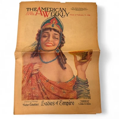 The American Weekly Feb 11 1945 Ladies of Empire - NOT Complete - Image 1 of 4