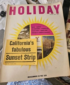 Holiday Magazine August 1961~Midsummer in the Sun Vol. 30 No. 2~Vintage - Picture 1 of 1