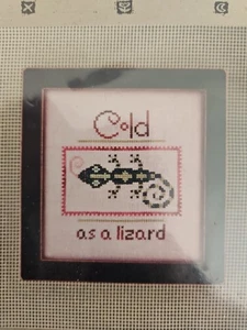 Birds of a Feather LIZARD Counted Cross Stitch Pattern BOAF RETIRED OOP LTK - Picture 1 of 3