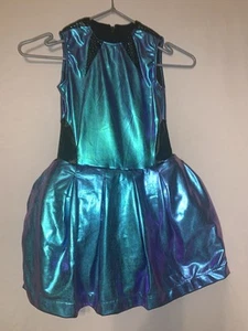 Décima Casa Baile Disfraz Talla SC Vestido Atómico Iridiscente - Imagen 1 de 6