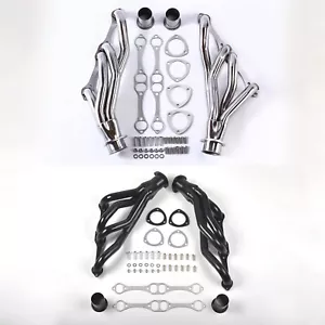 Stainless Steel Headers For Chevy Small Block SB V8 262 265 283 305 327 350 400 - Picture 1 of 13