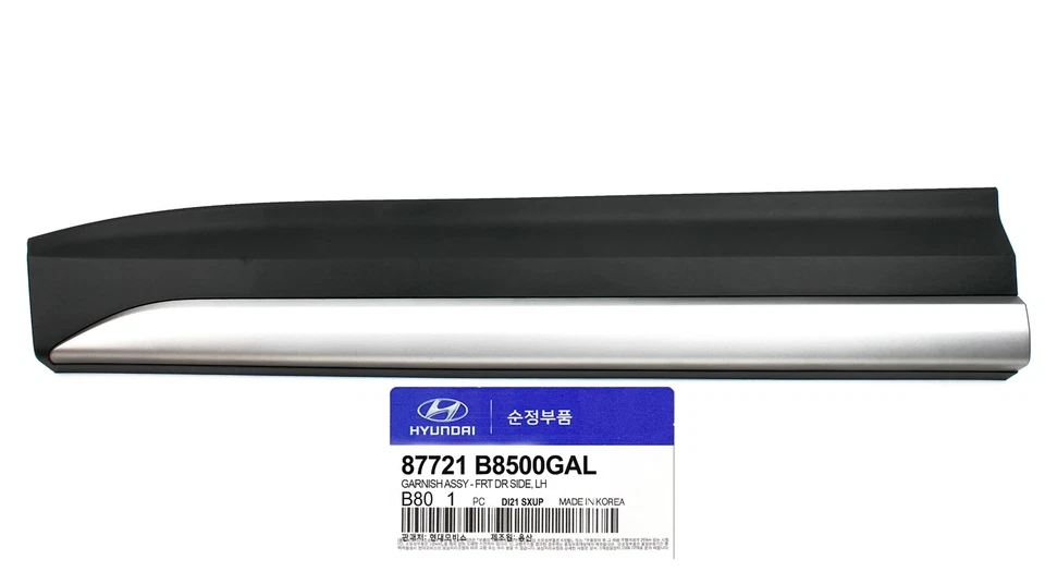 GENUINE 87721B8500GAL Front Left Door Molding Garnish for Hyundai Santa Fe 17-19 - image 1 of 1