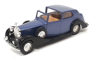Solido 1/43 Scale 4071 - 1939 Rolls Royce Phantom III Coupe - Blue/Black - Picture 1 of 5