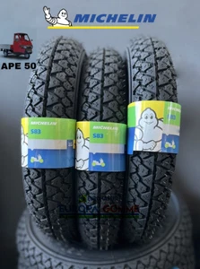 KIT 3x 100/90-10 56J MICHELIN S83 DOT / BJ 2025/24 APE 50 PIAGGIO THING REIFEN NEU - Bild 1 von 6