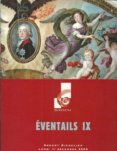 ROSSINI PARIS FANS IX Auction Catalog 2003 - Imagen 1 de 2