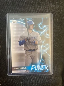 2021 Topps Pro Debut BOBBY WITT JR Power Kansas City Royals Prospect - Picture 1 of 2
