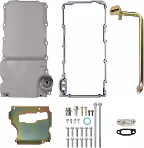 302-1 LS Swap Retrofit Aluminum Oil Pan Kit Compatible with 1955-1987 GM Muscle - Picture 1 of 8