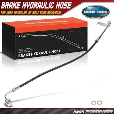 Rear Passenger RH Brake Hydraulic Hose for Jeep Wrangler JK 2007 2008 2009-2013 Foto 1 de 4