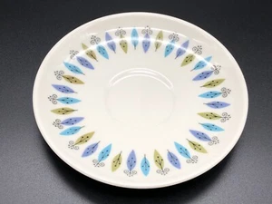 Syracuse Nordic Carefree China One Saucer MCM 5 3/4" Vintage - Picture 1 of 4