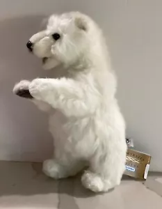 HANSA Standing POLAR BEAR Plush - 15” NEW / RARE - Picture 1 of 7