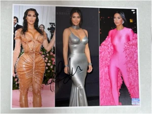 KIM KARDASHIAN ORIGINAL INK HAND SIGNED 8 X 10 PHOTO + SAS COA - Picture 1 of 5