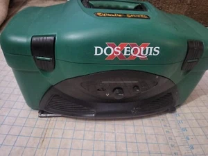 Vintage Advertising Radio Cooler Chillin Sounds Dos Equis AM-FM Works cooler - Picture 1 of 8