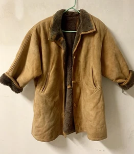 Vantage Original Shearling Lamb coat  jacket size 42 - Picture 1 of 6