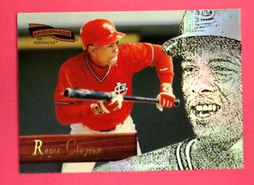 1996 Pinnacle "Aficionado" St. Louis Cardinals - ROYCE CLAYTON - Image 1 of 1