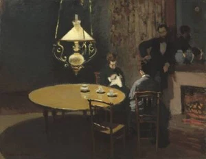 Interior, after Dinner Painting by Monet Classical Art Poster Print, Imagekind - Picture 1 of 20