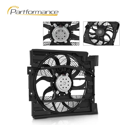 Conjunto de ventilador de refrigeración del radiador del motor condensador de aire acondicionado para BMW E39 528i 540i 621-204 Foto 1 de 4