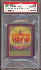 1989 Score Magic Motion Trivia A Year To Remember Baseball #42 Nolan Ryan PSA 10