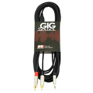 Rean Neutrik 1 Fuß Mini Stereo 1/8 Zoll zum Split Dual RCA - Y Kabel LEIYRCA1 - Bild 1 von 1