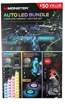 Monster Kit de Iluminación LED Automática 5 Piezas Sellado Foto 1 de 4