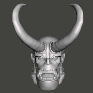 Hellboy Anung Un Rama v8 custom head for Dark Horse Comics action figures - Picture 1 of 1