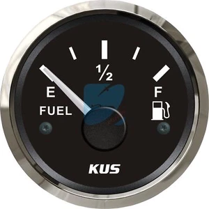 KUS Fuel Level Gauge Boat/Marine Fuel Level Indicator 12/24V 52mm 240-33 ohms - Picture 1 of 5