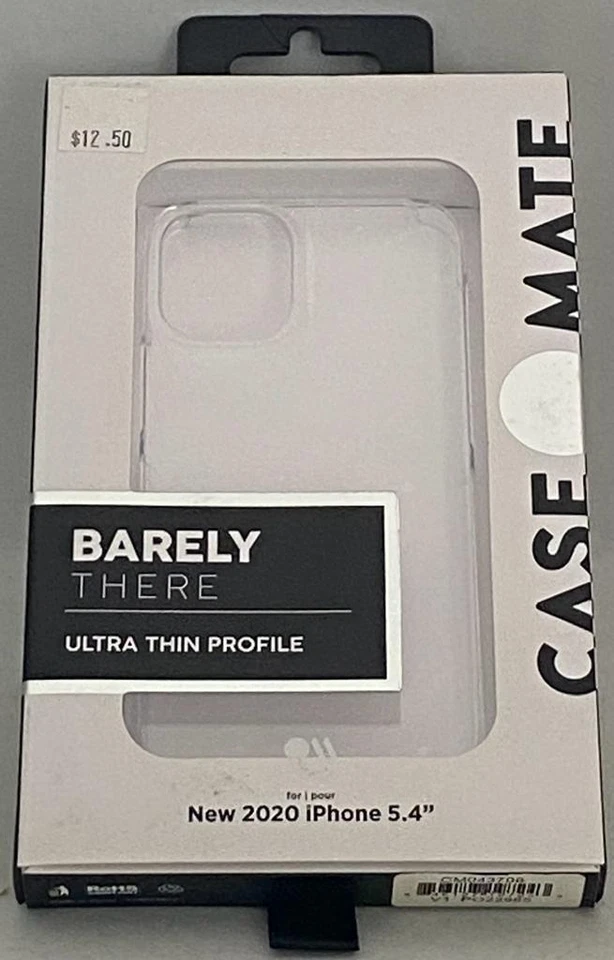 Case-Mate - Barely There - Case iPhone 12 Mini - Ultra Slim - 5.4 Inch - Clear - Image 1 of 1