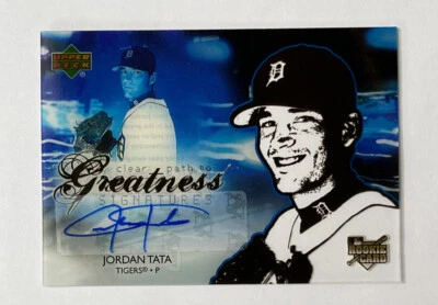 Jordan Tata 2006 Upper Deck Future Stars Clear Path To Greatness Auto Card #92 - Image 1 of 2