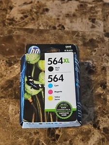 HP 564 XL Black & Tri-Color Cyan/Magenta/Yellow Jaune Ink Cartridge (EXPIRED) - Picture 1 of 9