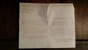 1800 MANUSCRIPT PROPOSAL FOR CANAL BETWEEN RIVER TEES & OUSE RICHMOND YORKSHIRE - Picture 1 of 9