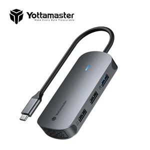 Yottamaster 5 in 1 USB Type C Hub USB 3.0 4K HDMI Adapter For Macbook Pro Air - Bild 1 von 8