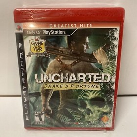 Uncharted Drakes Fortune Ps3 PlayStation 3 Factory Sealed New Greatest Hits Red