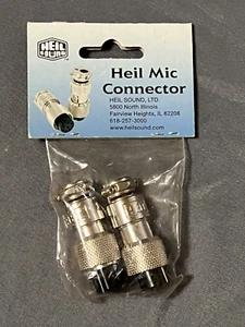 HEIL HMC 8-Pin Radio Microphone Connectors - 2 Pack - Ham Radio  - Picture 1 of 2