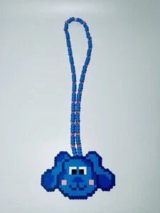Blue from Blues Clues Kandi Perler Necklace Rave EDM EDC Party New - Picture 1 of 4
