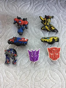 TRANSFORMER JIBBITZ BUMBLEBEE JIBBITZ OPTIMUS PRIME JIBBITZ DECEPTICON JIBBITZ - Picture 1 of 10