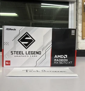 IN HAND โ
ASRock AMD Radeon RX 9070 XT Steel Legend 16GB GDDR6 GPU ๐ฆ SHIPS FAST - Picture 1 of 7